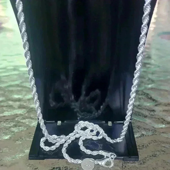 Howlite Turquoise Cross Necklace - Picture 3 of 4